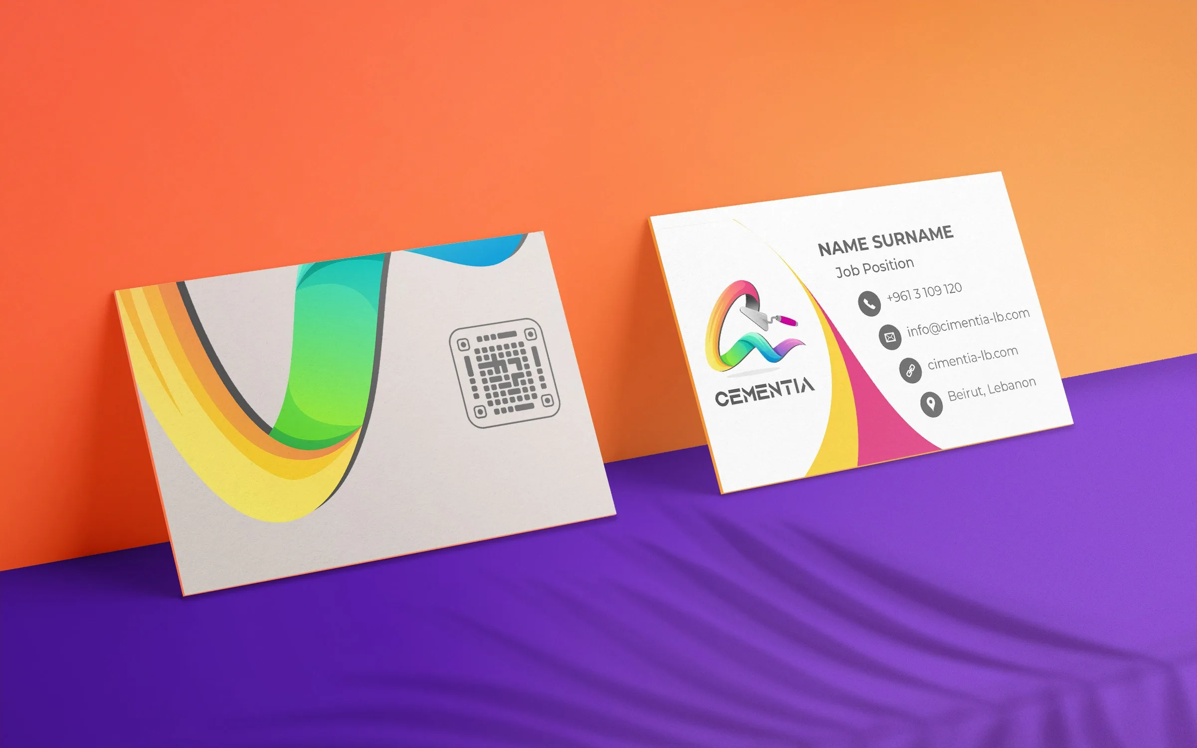 Business cards mockup