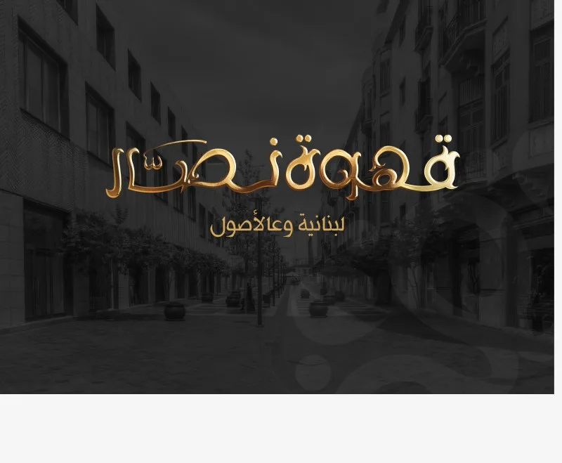 Brand book cover with the calligraphic logo