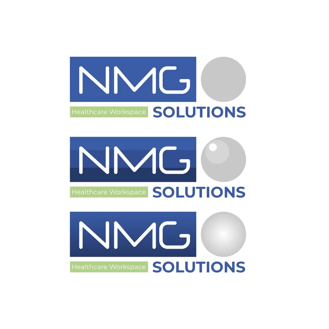 NMG Solutions logo refresh, before and after
