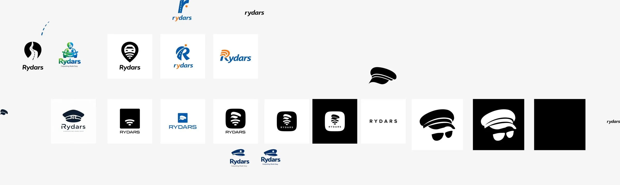 Logo explorations sheet