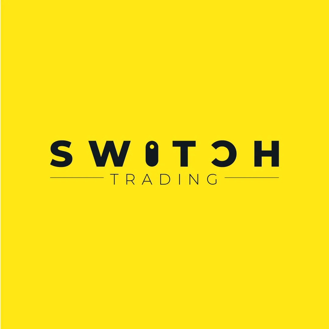 SW!TCH TRADING wordmark on yellow