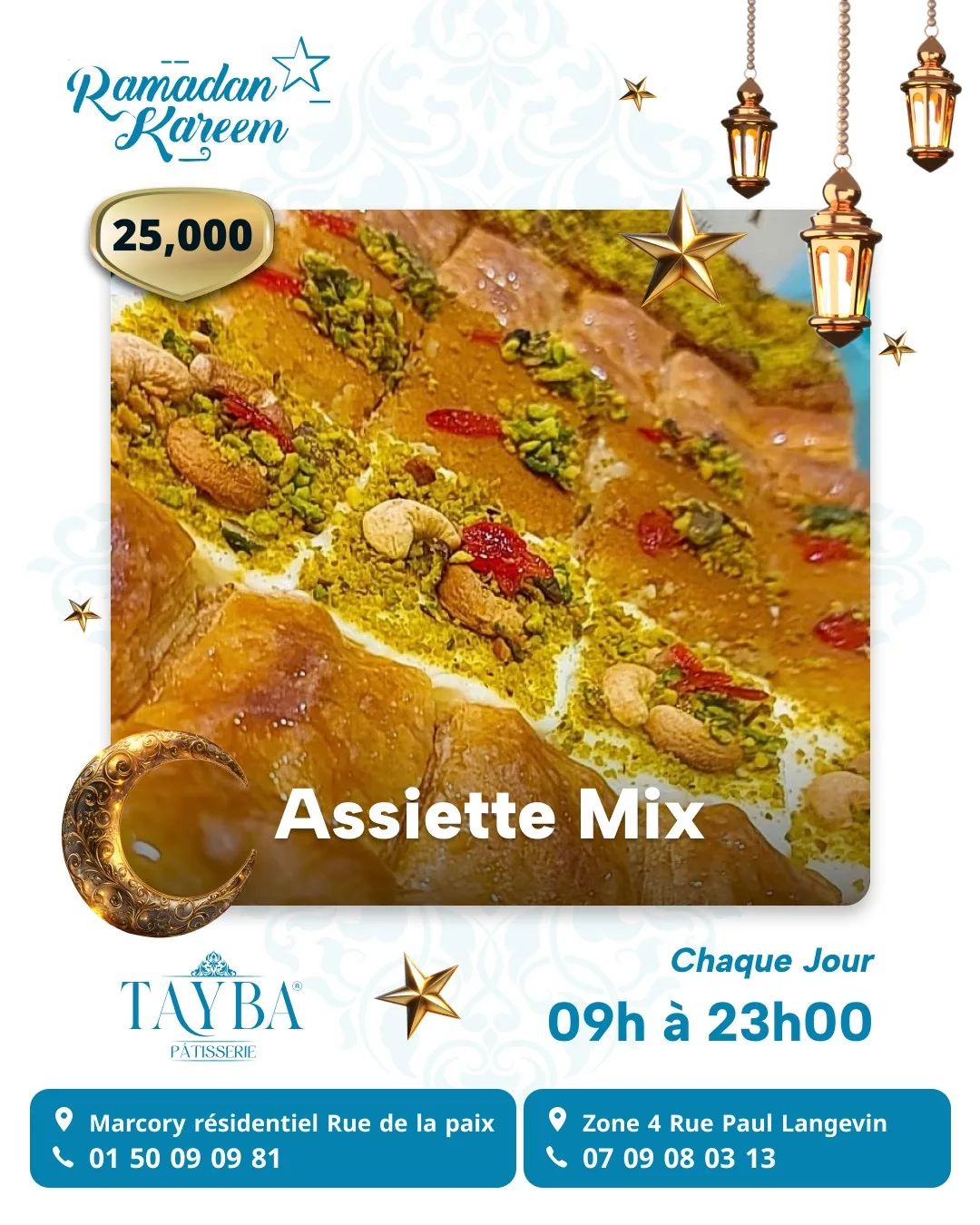 Ad post: assiette mix