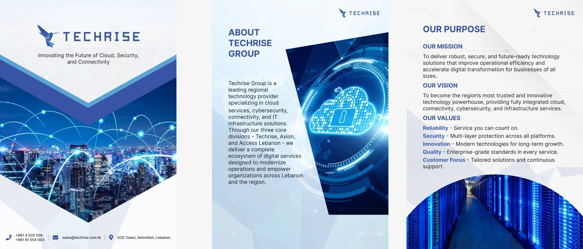 Company profile 2026, cover and opening pages