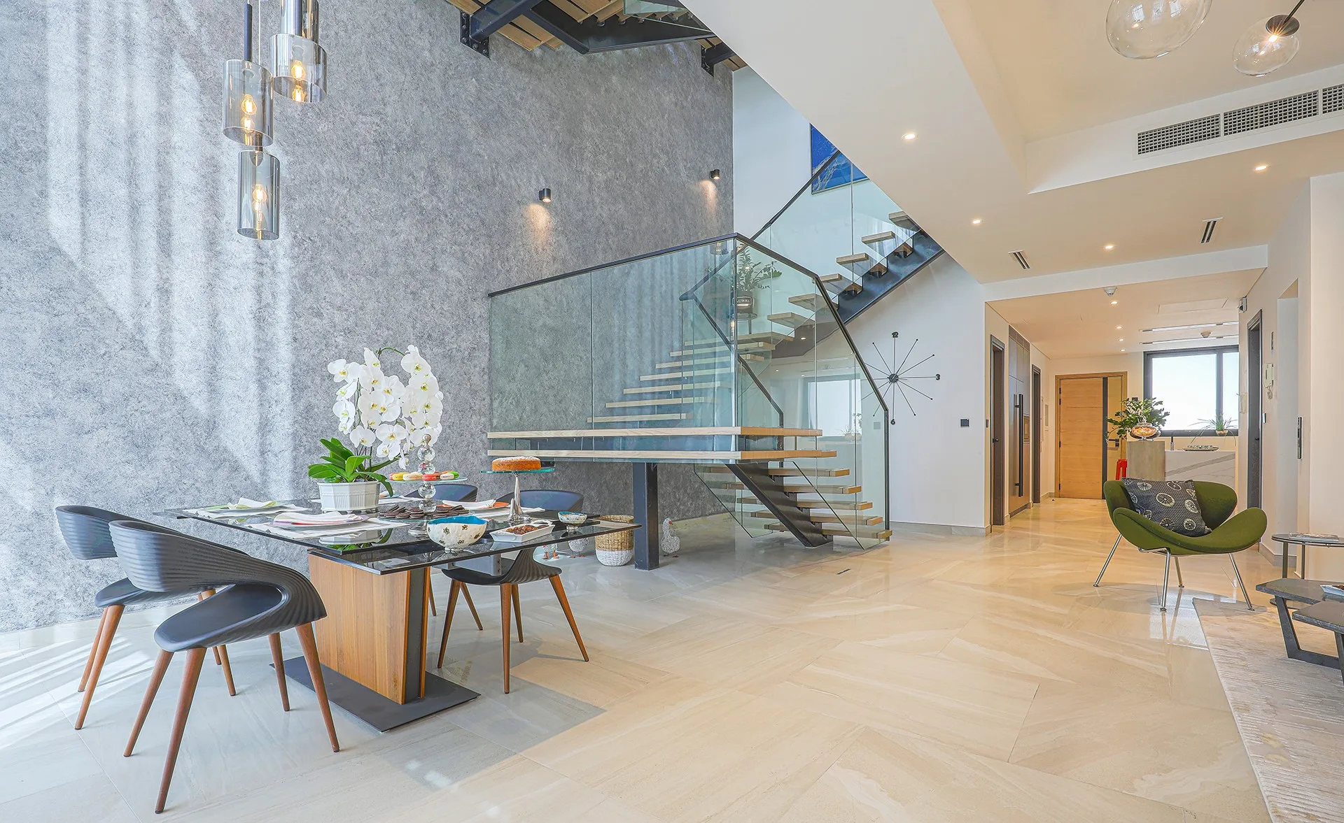 Hyati Avenue duplex staircase